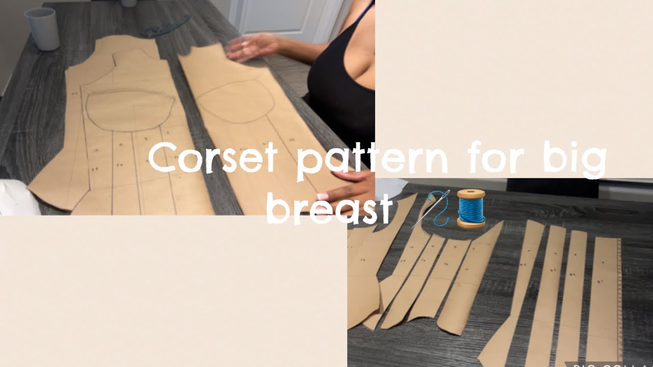 Sewing series: Making a Corset| Part 1 Drafting & Cutting Pattern - YouTube