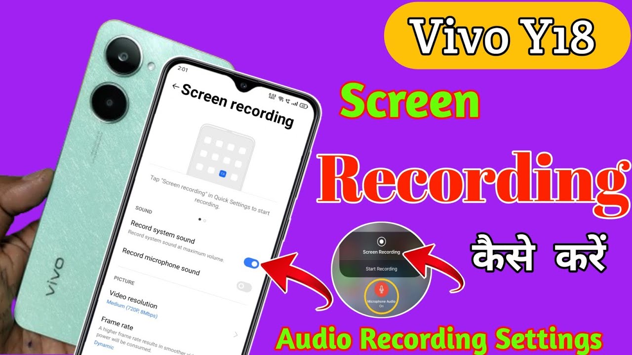 how to screen recording in vivo y18, vivo y18 screen recording