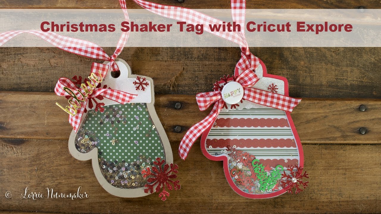 Download Mitten Shaker Tag with the Cricut Explore - YouTube