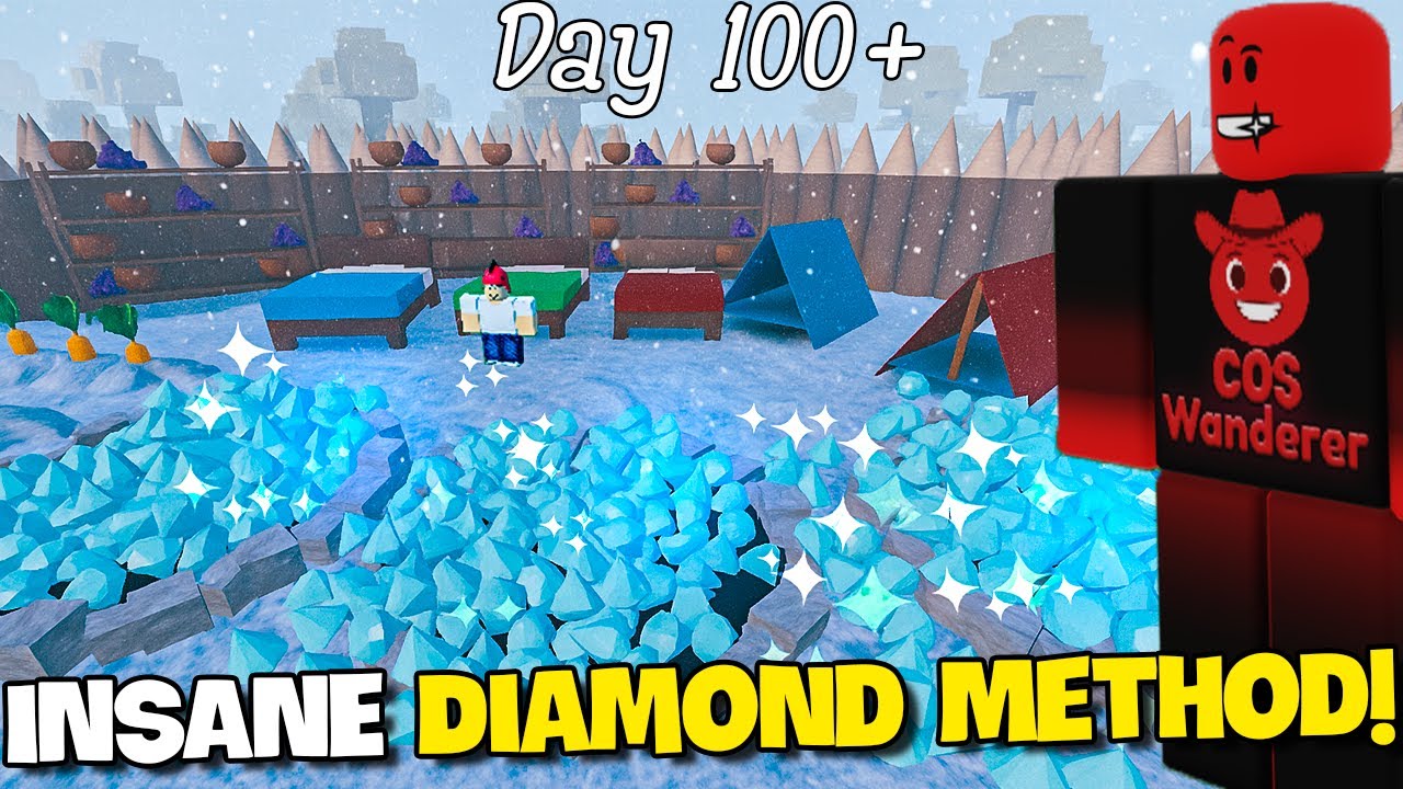 This Diamond Farm Method is INSANE in 99 Nights in a Forest