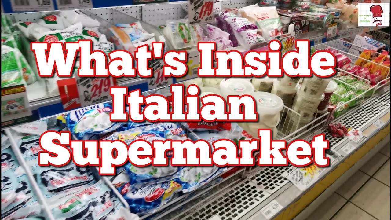 What's Inside Italian Supermarket YouTube