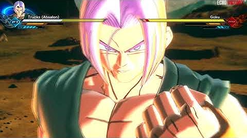Absalon Trunks Gameplay (Super Saiyan 1 - 3 Transformation) | Dragonball Xenoverse 2 Mod