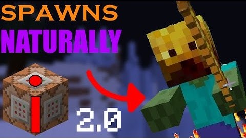 Minecraft 1.11 - how to make custom mobs spawn naturally 2.0 (no lags)