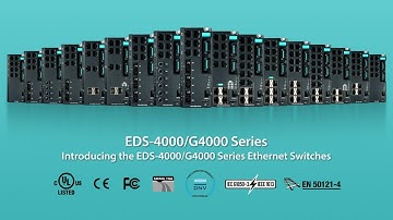 EDS-4000/G4000 Series Layer 2 Managed Ethernet Switches