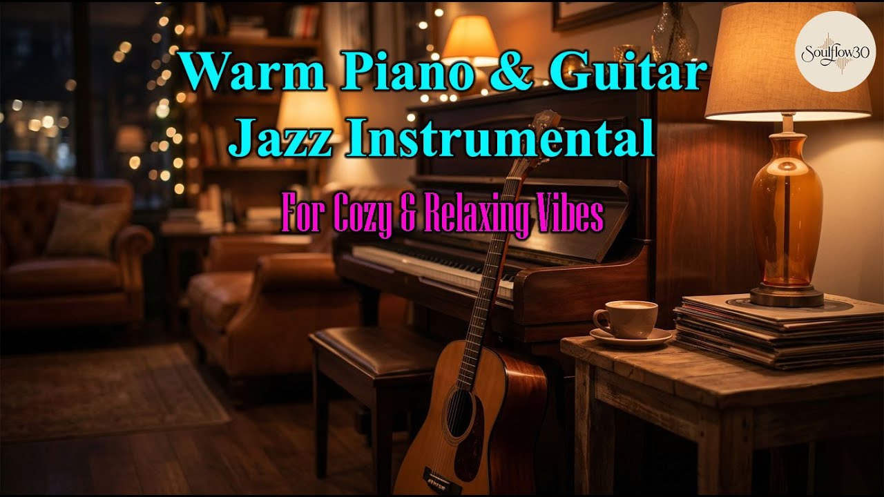 Warm Piano & Guitar Jazz Instrumental - Cozy & Relaxing Vibes
