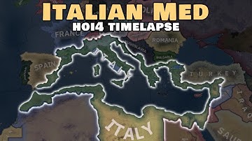 What if Italy Owned The Mediterranean? | HOI4 Timelapse