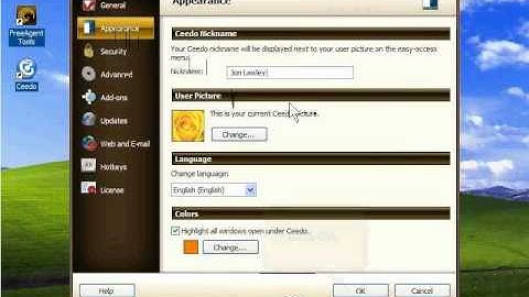Ceedo Options - Changing the Nickname used by Ceedo for your FreeAgent Go drive