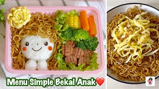 BIKIN OLAHAN MIE SIMPLE UNTUK BEKAL ANAK❤️ Tips & Trick Bikin Bekal Cantik✨✨