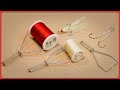 How to make a Instant Bobbin Holder (for lure making and fly tying)/型紙がいらないシンプルなボビンホルダーの作り方