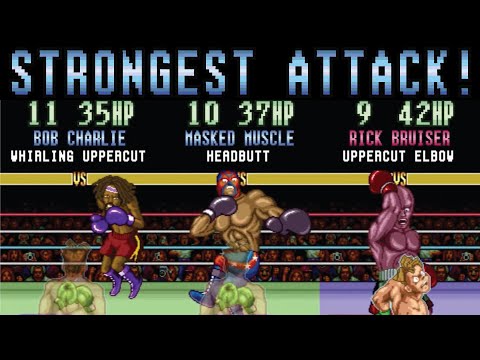 Super Punch-Out!! SNES Strongest Attacks - Punches Ranked by Strength