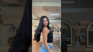 Hair Transition ✨ #peru #peruvianhair #longhair #peruana #girls #vlog #haircare #selfcare #blowout