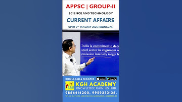 JOIN S & T CURRENT AFFAIRS   | APPSC - GROUP - II | | BY NARESH SIR || KGH ACADEMY