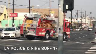 Lafd engine 417 responding