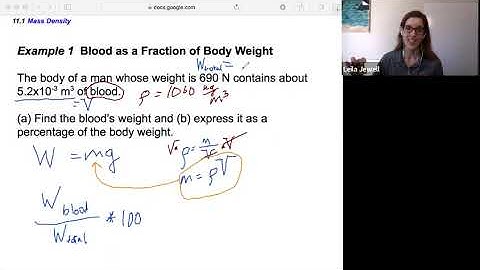phys2A ch11.1 Mass Density