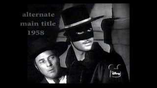 Zorro Walt Disneys Alternate Main Title 1958