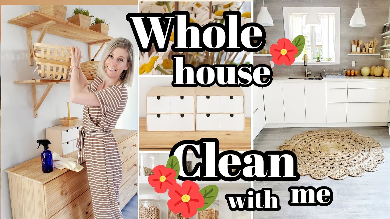 WHOLE HOUSE CLEAN WITH ME - ALL DAY CLEAN WITH ME 2020