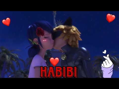 اغنيه HABIBI على ميراكلوس الدعسوقه والقط الاسود من تصميمي لا يفوتكم