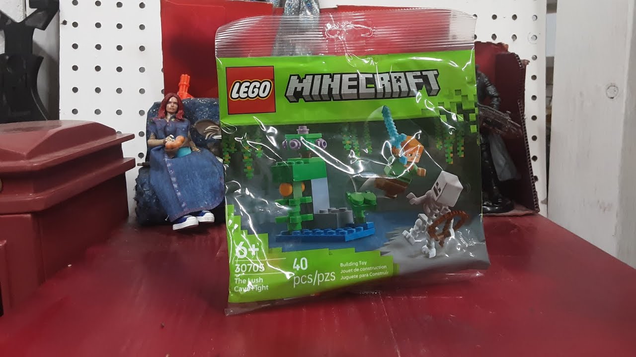Let's build: Lego Minecraft The lush Cave Fight