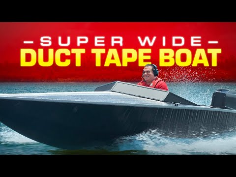 We built a boat! This speed boat was constructed completely out of Flex Super Wide Duct Tape and put to the test on the water with Phil Swift at the helm. Check out the strength of Flex Super Wide Duct Tape now!