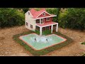 Building The Most Beautiful Villa House And Underground Swimming Pool For Summer (full video)