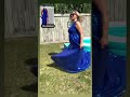 Xpluswear | Formal Prom Elegant Royal Blue Sequin One Shoulder Split Maxi Dresses.
