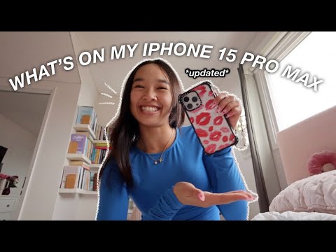 Видео: WHAT'S ON MY IPHONE 15 PRO MAX *updated*