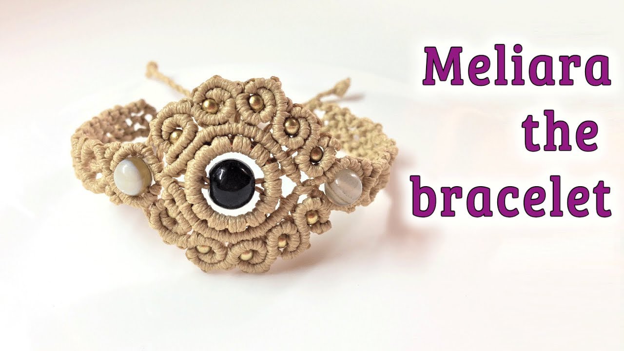 Macrame bracelet tutorial: The Meliara jewelry set - Hướng dẫn đan vòng tay thủ công