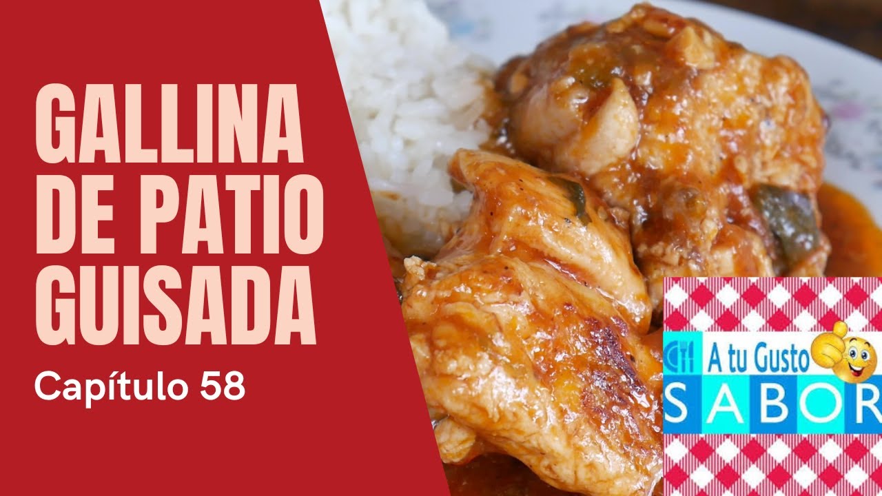 GALLINA GUISADA SABOR PANAMEÑO