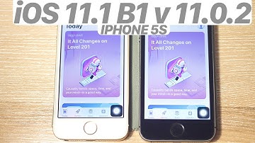 iOS 11.0.2 vs. iOS 11.1 BETA 1 : SPEED TEST + Benchmark! (iPHONE 5S) #iOS111 #iOS1102 #IPHONE5S