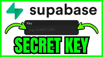 How To SET UP Secret Key In Supabase (QUICK & EASY) 2025