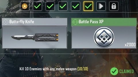 Call Of Duty Mobile Kill 10 Enemies with any melee weapon in MP Matches Task Complete