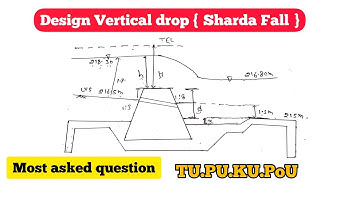 Design of sharda fall | Vertical drop structure | Irrigation Numerical | Most important problem