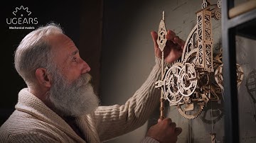 UGears Aero Clock #engineering #hobby #diy #clock #giftidea