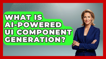 What Is AI-powered UI Component Generation? - Learning To Code With AI