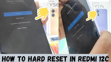How to Hard Reset in Redmi 12C| How to Hard Reset the REDMI 12C via Recovery Mode