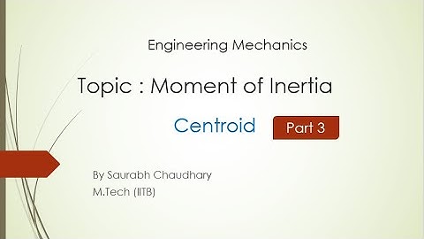 Centroid  Part 3 (Centroid of Volumes with example) Engineering Mechanics