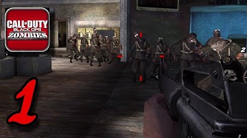 Call of duty black ops zombies mobile part 1 gameplay(iOS)