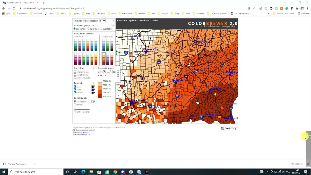How to select colours for your GIS maps? YouTube