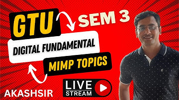 GTU SEM 3 | DF SUBJECT KI PREPERATION KESE KARE ? | SUPDA SAAF.. LIVE by AKASHsir