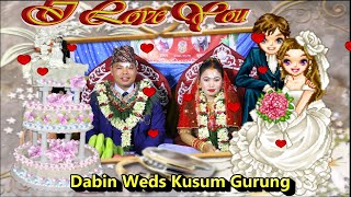 Dabin weds Kusum Gurung