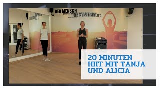 20 Minuten HIIT mit Tanja und Alicia