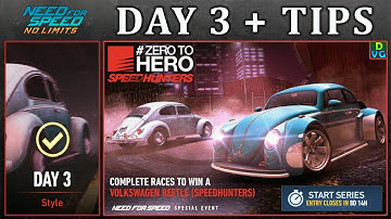 NFS No Limits | Day 3 + TIPS - Volkswagen Beetle | Speedhunters Zero to Hero Event