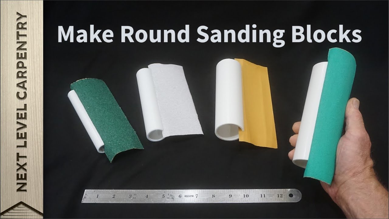 Make Round Sanding Blocks 
