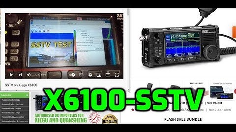 XIEGU X6100 , SSTV -QSSTV