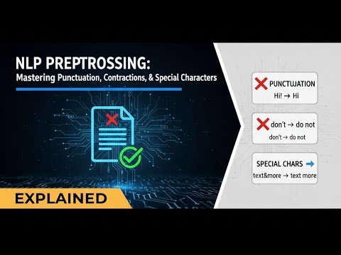 NLP Preprocessing: Mastering Punctuation, Contractions, & Special Characters