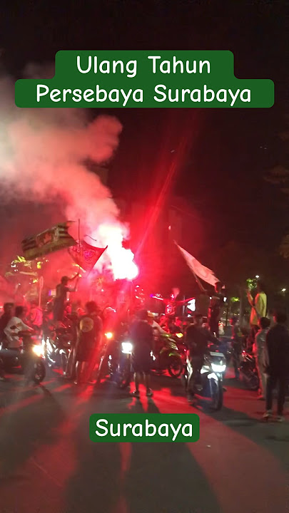 Konvoi bonek ulang tahun persebaya 2024 #bonek #persebaya #persebayasurabaya