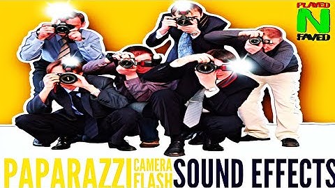 Paparazzi Camera Flash Sound Effects with Crowd Ambience / Photo Press Conference / Paparazzi Sounds