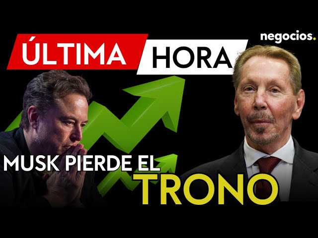 Elon Musk ya no es el hombre más rico del mundo, fue superado por Larry Ellison