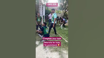 SSB Preparation Punishment🤣 At #LWSSSB #learnwithsumit #ssbinterview