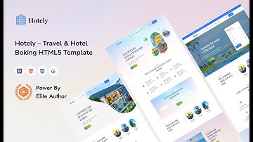 Hotely – The Ultimate Travel, Resort & Hotel Booking HTML5 Template 🏨
